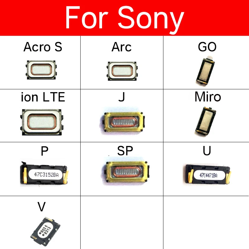 Динамик для наушников Sony Acro S LT26W Arc LT15i Go ST27i ion LTE LT28at J ST26i Miro ST23i P LT22i SP M35H U ST25i V