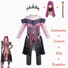 Queen Audrey evie Costumes girls Halloween Costumes for women funny Party kids Audrey descendants 3 Mal Cosplay Fantasia costume