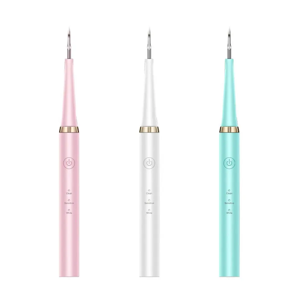 Multi-Function Tooth Cleaner Red Teeth Calculus Remover Can Change Head Cleaning Whitening Electric Toothbrush | Бытовая техника