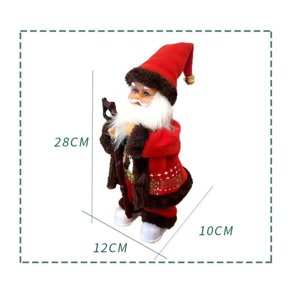 

Creative New Year Electric Santa Claus Doll Toy Christmas Ornament Funny Shiny Santa Doll Merry Children Christmas Kids Gift Toy