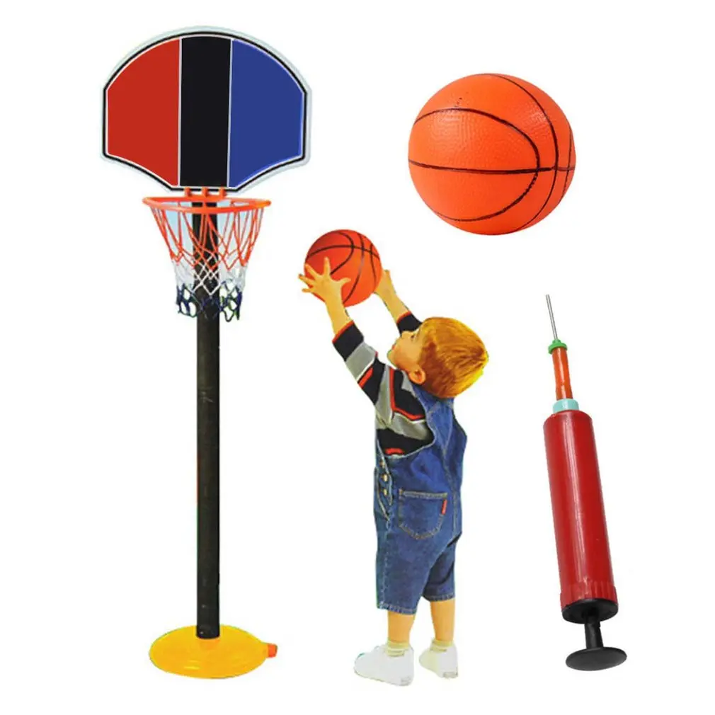 

4 Sizes Adjustable Basketball Backboard Stand Hoop Net Children & Goal System Basket Indoor Interaction Goal Boys Yard Toys