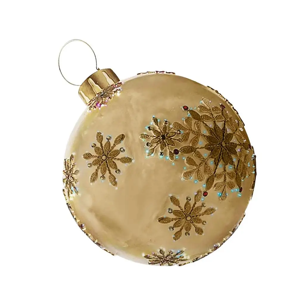 

Inflatable Christmas Ball 2021 New Outdoor Christmas Inflatable Decorated Ball Made Of PVC 23.6 Inch Giant Christmas Inflata