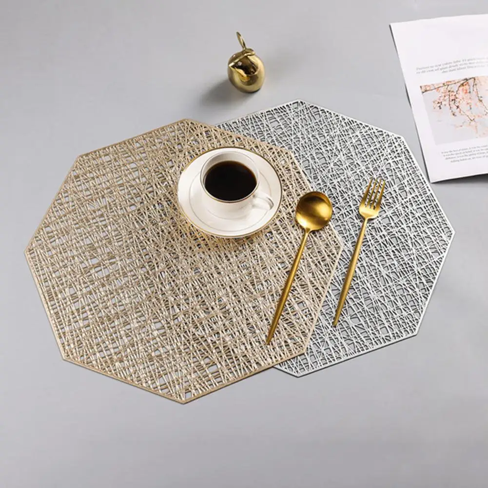 Восьмиугольная пустотелая противоскользящая теплоизоляционная чашка коврик