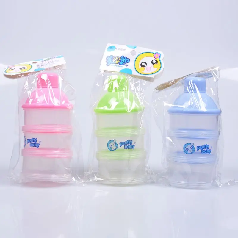 Портативная бутылочка для грудного вскармливания трехслойный Съемный контейнер