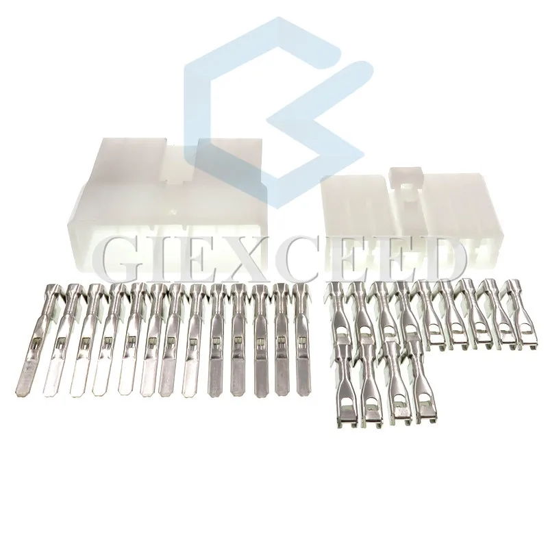 2 комплекта автомобильный Штекерный гнездо для аудиокабеля 13 Pin MG620217 MG610216 MG 620217