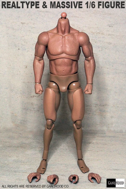 Оптовая продажа Прямая поставка GangHood масштаб 1/6 мышечное тело версия 1 0 для