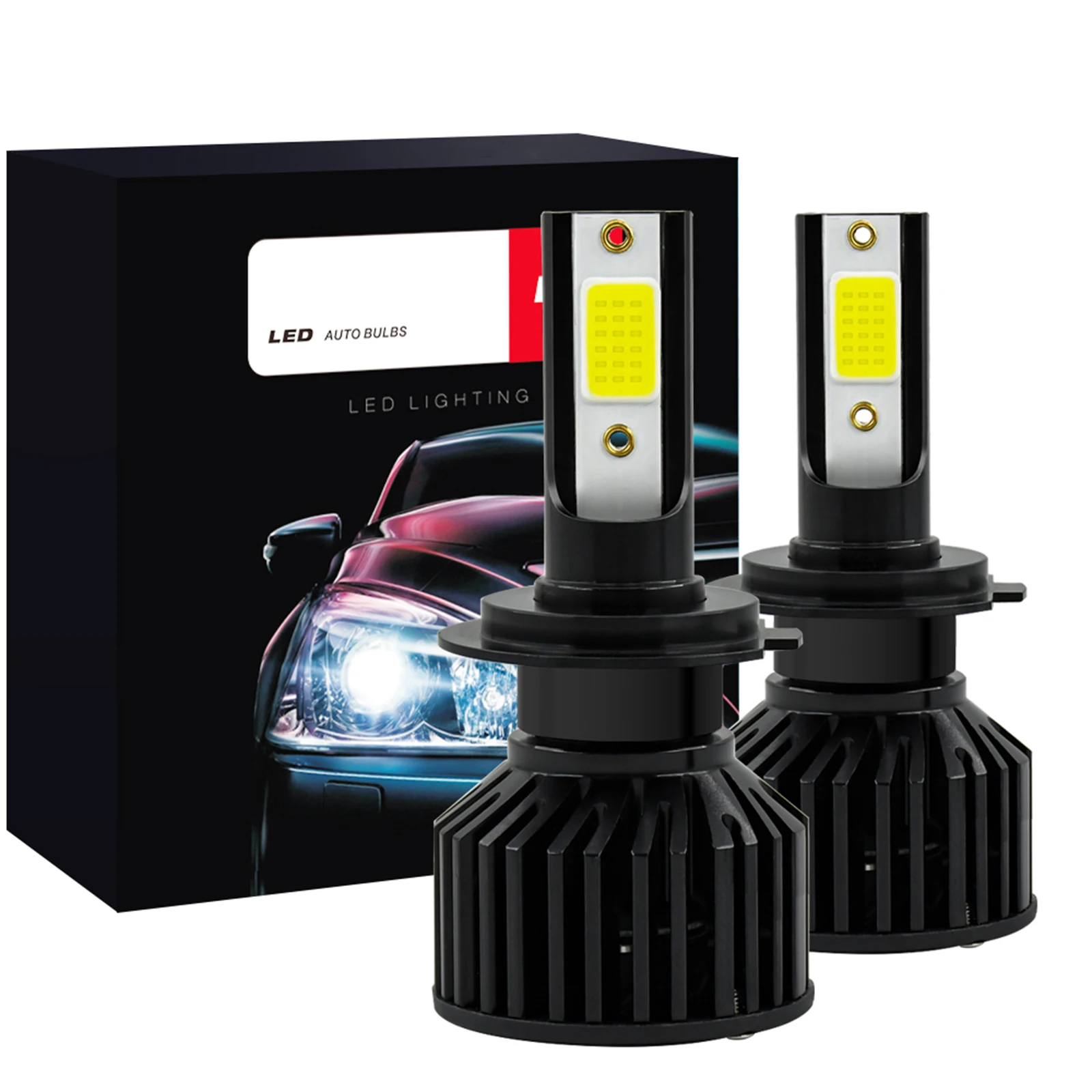 

2pcs 40w 8000lm Waterproof Car Haedlight Bulbs V10 H1 H4 H7 H11 Led 9005 9006 6000k Auto Fog Light 10-32v Led Bulb