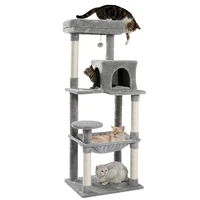 domestic delivery cat toy house bed hanging mouse cats tree pet scratching post kitten climbing post sisal playing toy pet