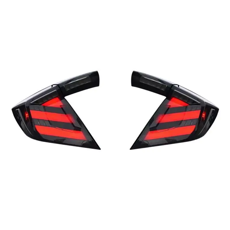 

Car Styling Taillight Tail lights For Honda Civic Type R 10th hatchback 2020 2021 DRL+ Dynamic Turn Signal + Reverse + Brake LED