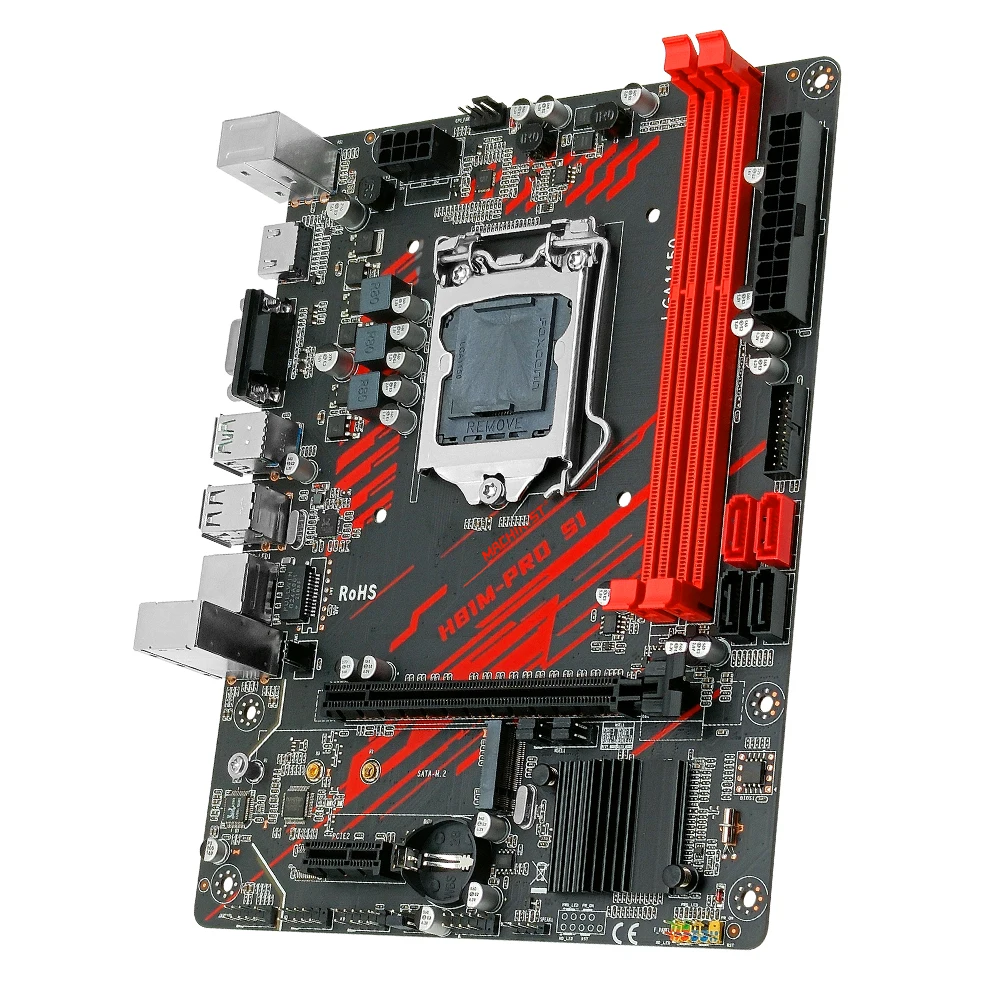 MACHINIST H81 комплект материнской платы с процессором Intel Core I5 4590 LGA 1150 2*8 ГБ = 16 Гб 1600 МГц