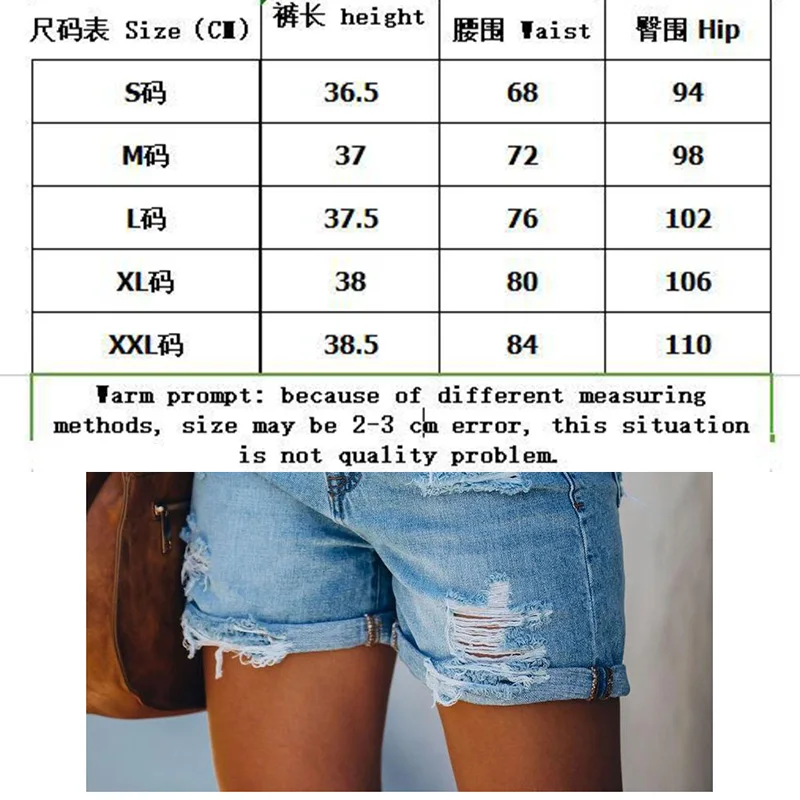 

Ripped jeans shorts ladies summer loose denim wide-leg shorts ladies with belt harem ladies jeans shorts casual new style 2021