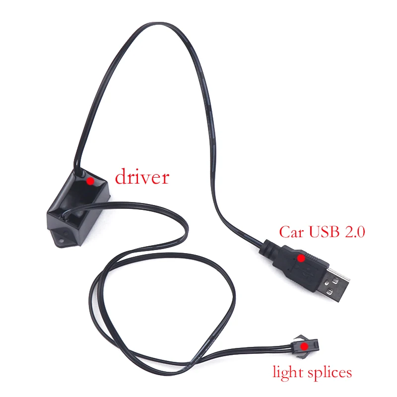 DC 12V EL линия USB сигареты светильник er привод контроллер для детей от 1 года до 5 лет