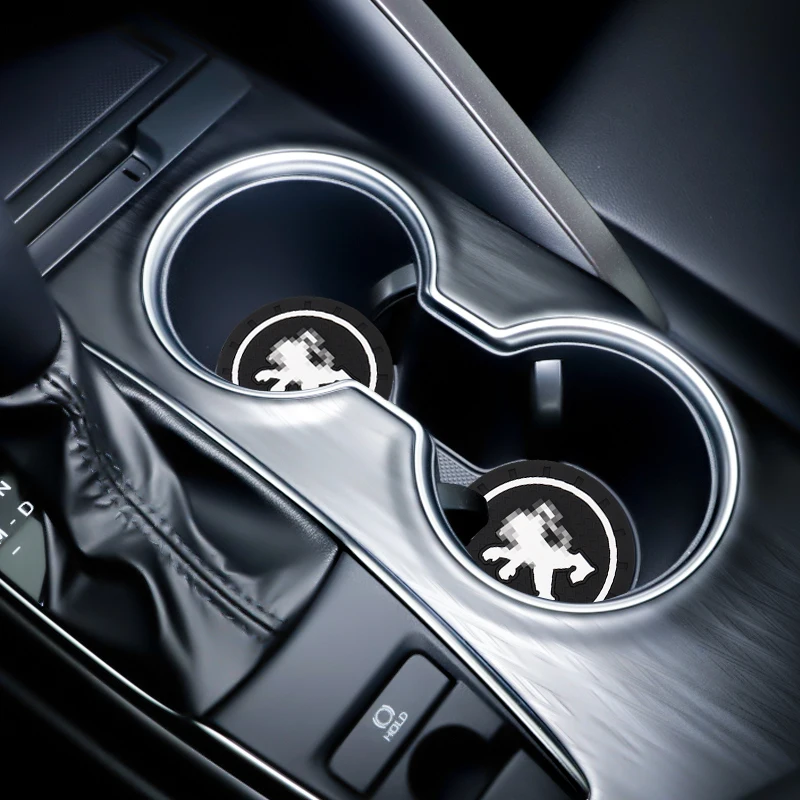 

car accessories Water Cup Bottle Holder Anti-slip Pad Mat Silica Gel for PEUGEOT- RCZ 108 208 301 308 2008 Rifter TRAVELLER