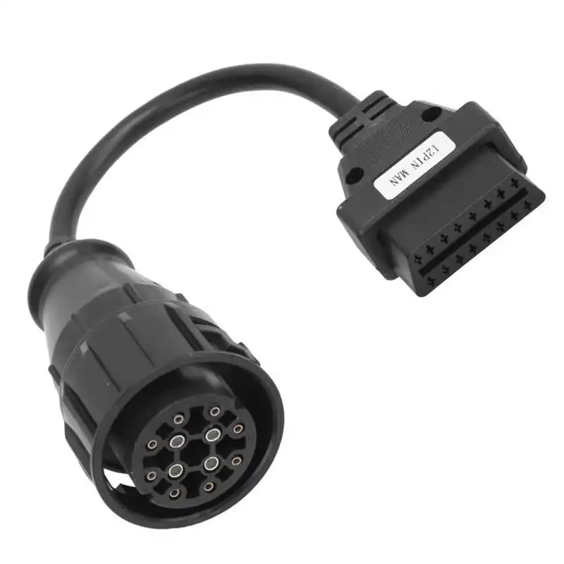 Адаптер OBD2 12Pin MAN to 16Pin грузовик диагностический Удлинительный кабель для замены