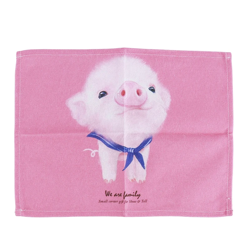 Салфетка для стола с рисунком кролика пингвина милый мультяшный коврик вечерние