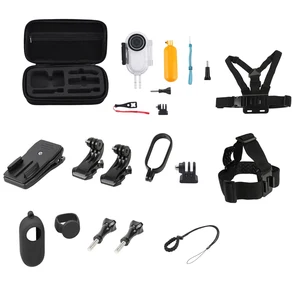 20 in 1 set storage bag waterproof case frame chest strap head mount backpack clip kit for insta360 go2 camera accessories free global shipping