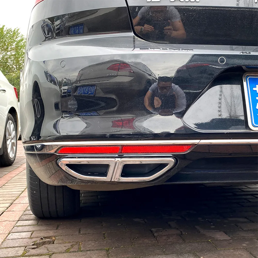 2 шт. задняя Горловина для Magotan Overseas Passat B8 четыре выхода горловина рама выхлопная