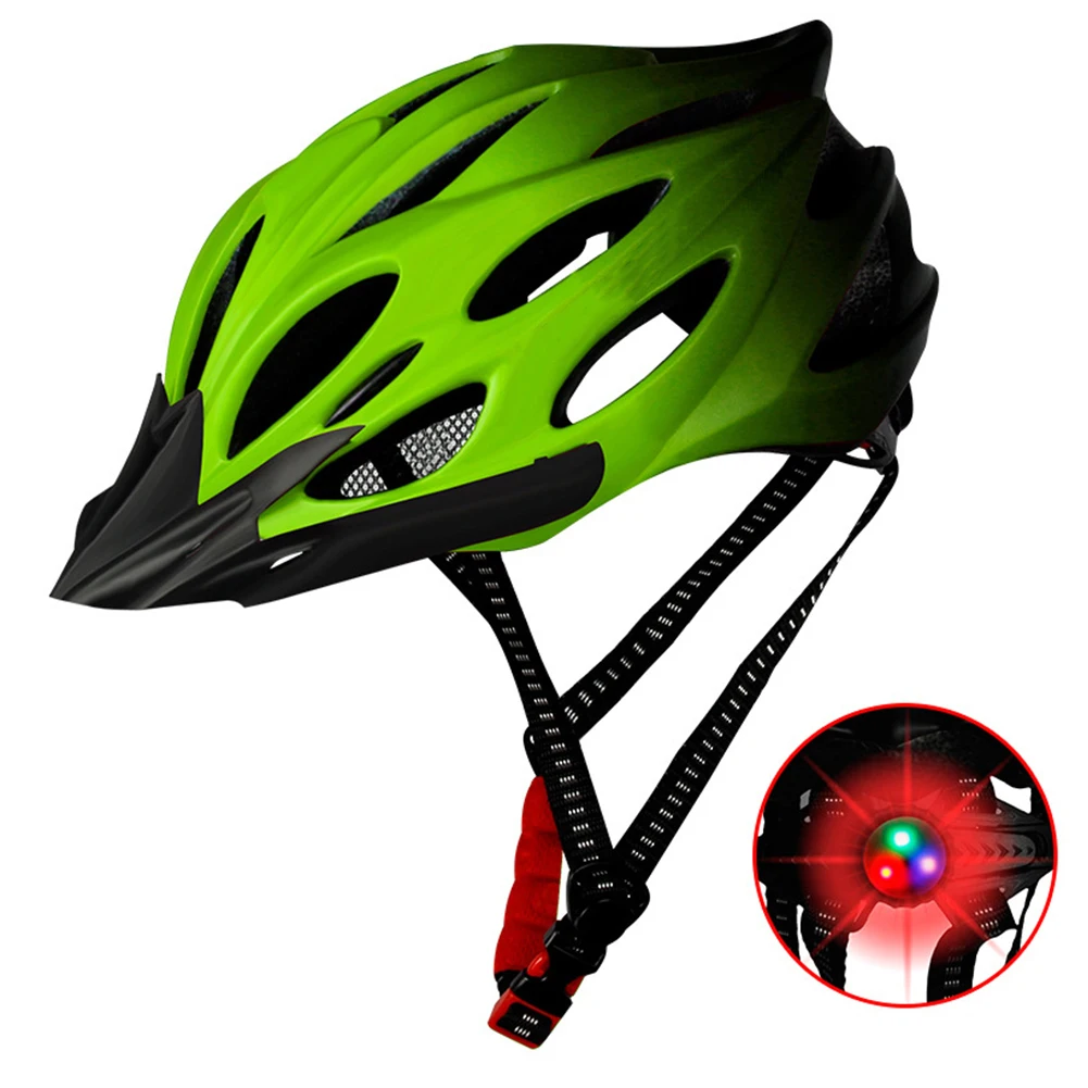 

Cycling Helmet Adult Lightweight Bike Helmet Bicycle Helmet With Taillight Adjustable For Men Women Lightweight Bike Helmet