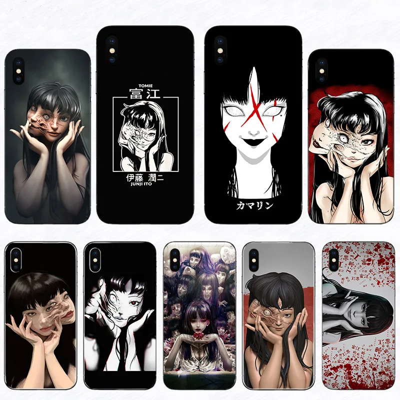 

Unique Mobile Shell Horror Comic Tomie Phone Case For Iphone 13 12 Mini 11 Pro XS Max X XR 10 SE 2020 7 8 6S Plus 5S Hard Cover
