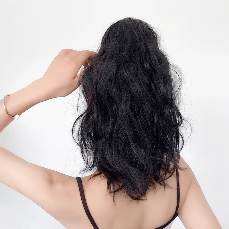 Парик из искусственных волос с хвостиком удлиненный синтетический конский