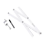 Линейка для рисования в масштабе 34 см, художественная линейка, складная линейка, редуктор, увеличитель, инструмент, художественное ремесло, офисные и школьные принадлежности