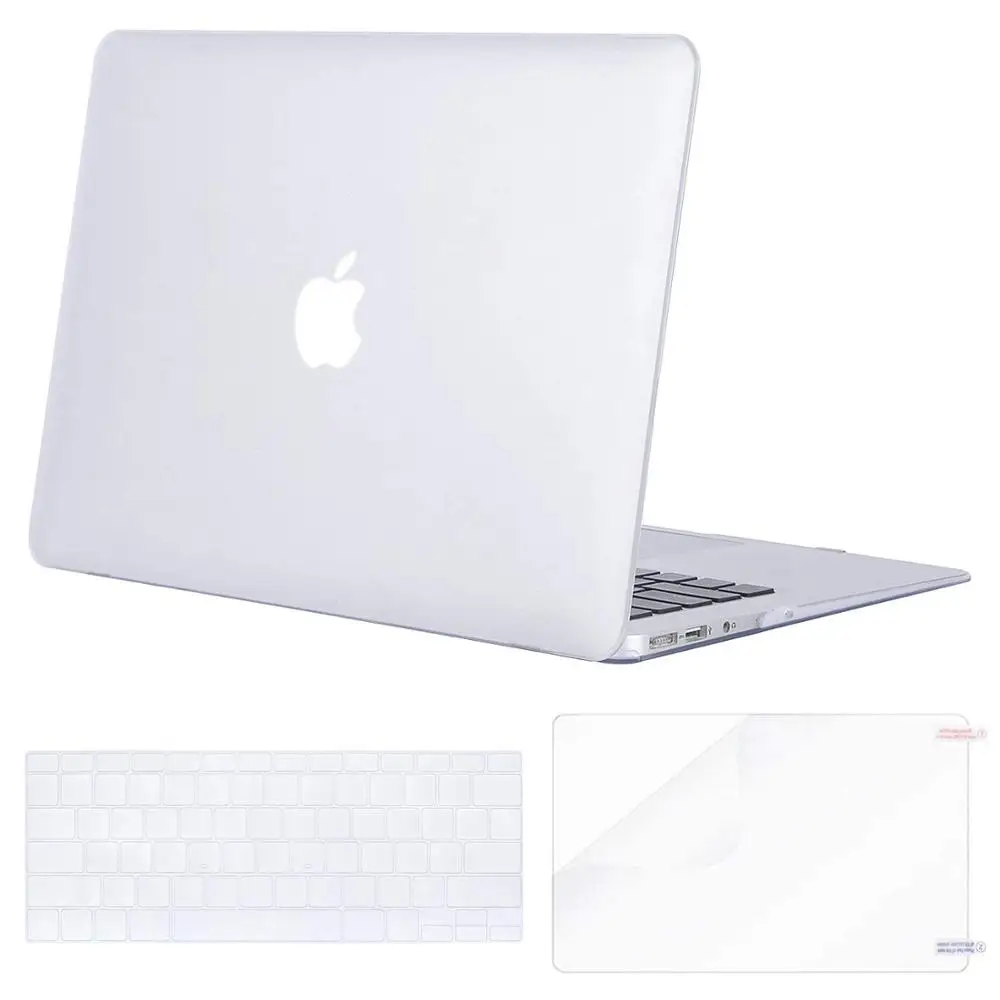 Frost Hard Case MOSISO ноутбука в виде ракушки чехол для Macbook Pro 13 A1706 A2159 A1708 A1502 Матовый Прозрачный чехол для телефона чехол Mac Air 13 дюймов A1932 A1466 - Цвет: Frost Hard Case