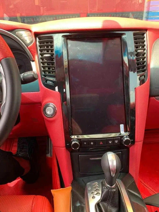 Автомобильный DVD плеер Tesla styel Android 9 GPS навигатор для Infiniti FX35 FX37 FX50 QX70 2009 2016