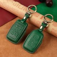 leather car key case cover for land rover range rover sport a9 discovery 2 3 4 sport jaguar xf a8 a9 x8 xe xf xfl protect set