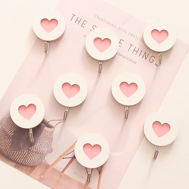 

Housekeeper on wall Wall decor Decorator kitchen accessory Love Wall Hook 4 pieces Wall decoration