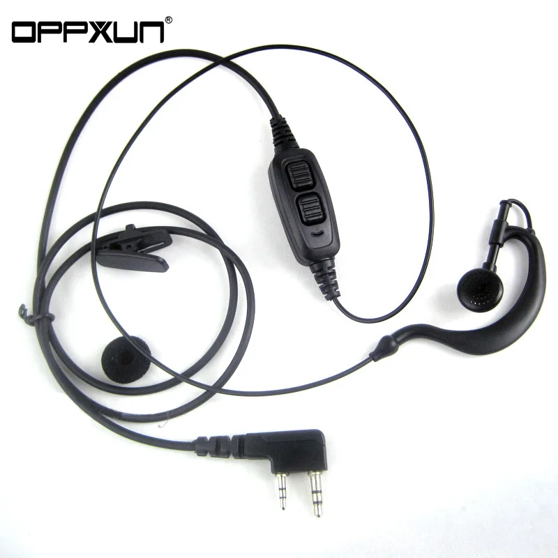 

10pcs ear-hook headset new accessories suitable for Baofeng UV-82 CB radio UV-82L UV-89 two-way radio original dual PTT