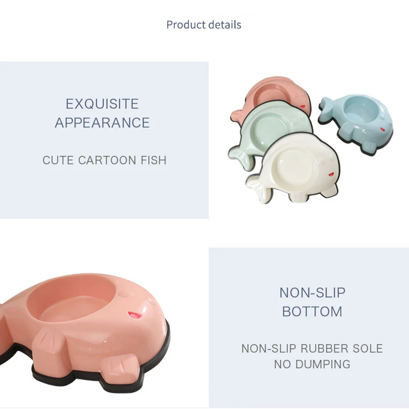 Миска для кошек с широко открытым ртом питьевая чаша конфетного цвета кормушка