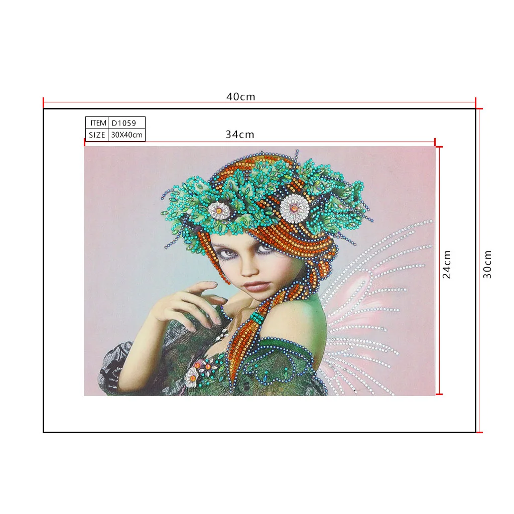 Цветочная девушка 5D специальная форма алмазная живопись вышивка рукоделие