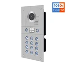 Jeatone 2 квартиры видео домофон 2 кнопки из нержавеющей стали вызов Panal 84218KPC2 AHD1080P 170  рыбий глаз