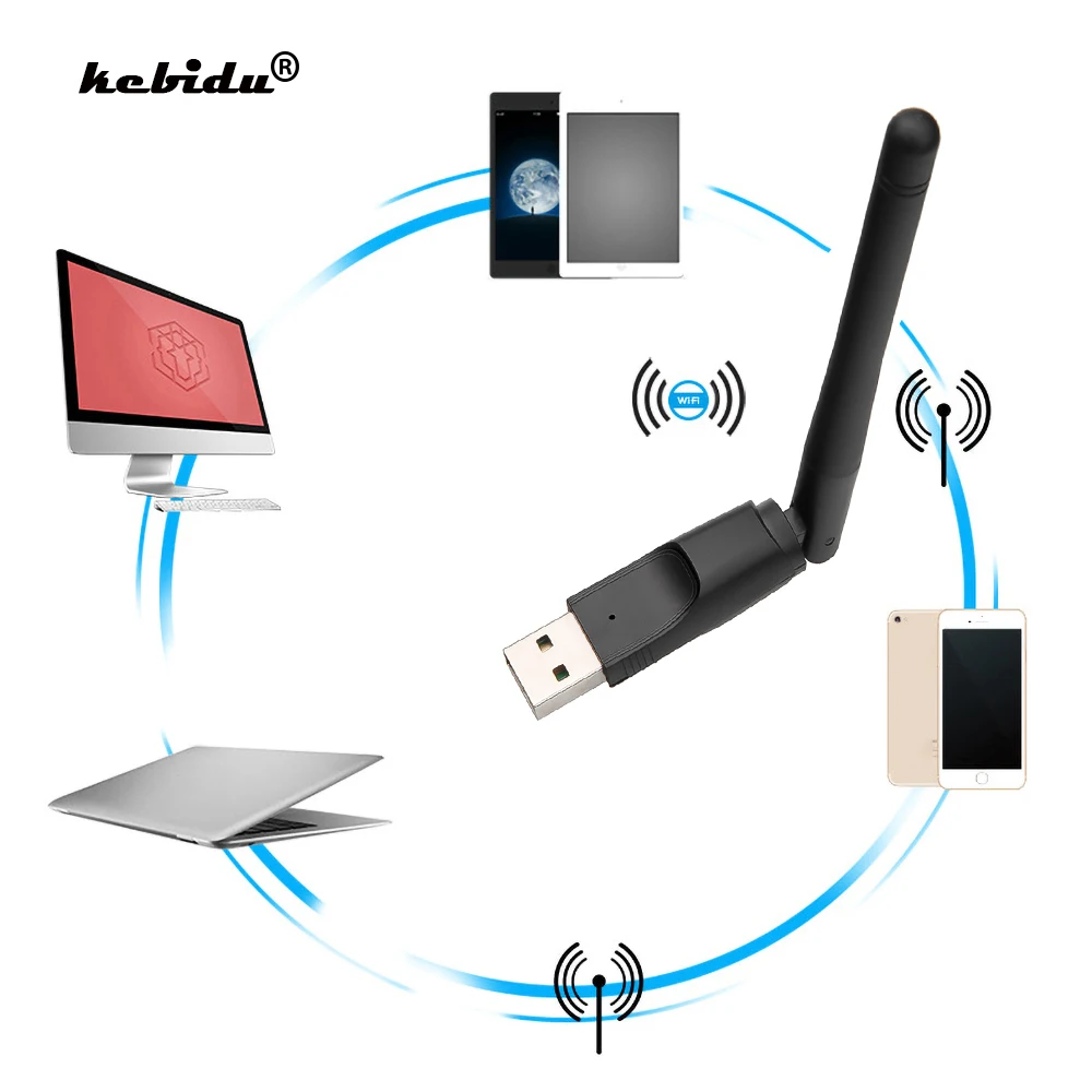 Фото Горячая Распродажа USB 2 0 Wi Fi Беспроводной сетевая карта 150 м 802 11 b/g/n Сетевой