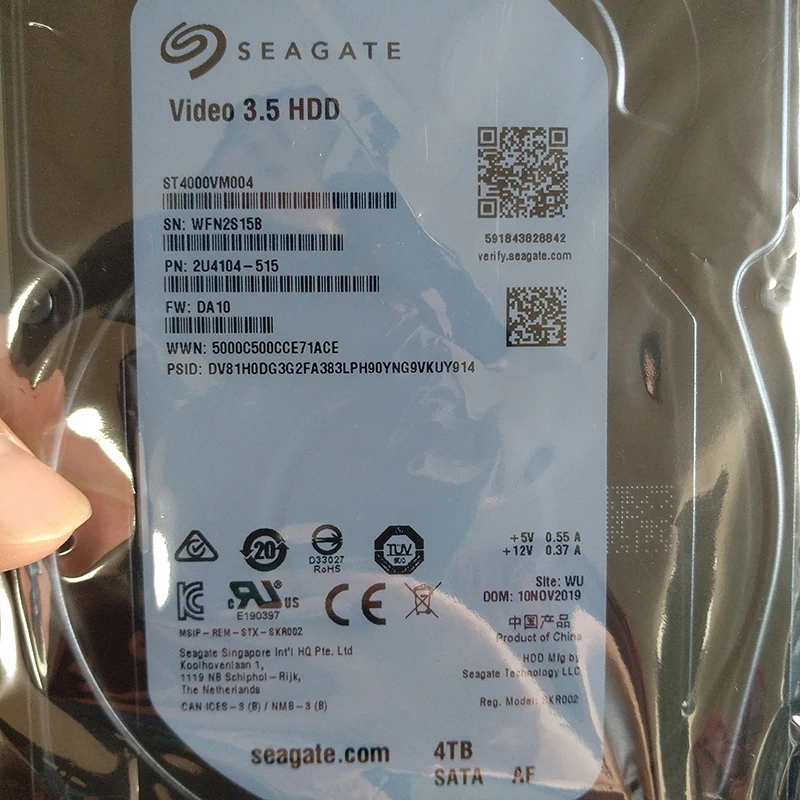 Seagate Digital HDD для наблюдения 1 ТБ 2 6 SATA 0 ГБ/сек. 3 5 "камера жесткого диска AHD DVR IP NVR