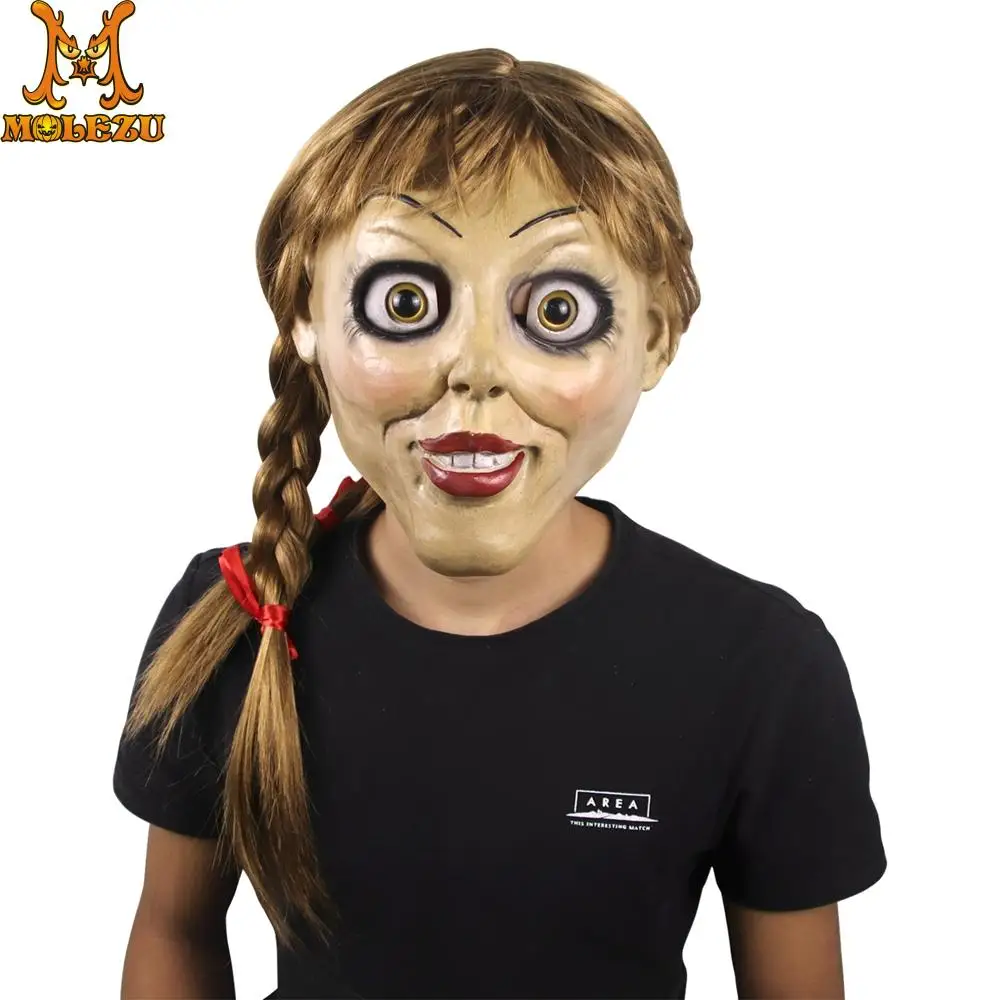 Латексная Маска для косплея Molezu на Хэллоуин страшный фильм взрослый латексный