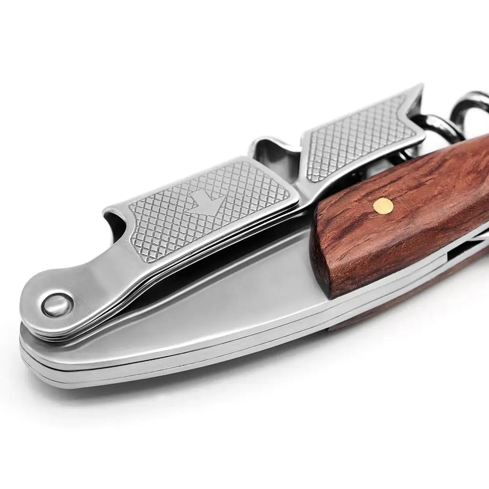 Штопор для вина Профессиональный штопор официантов и нож фольги подарок