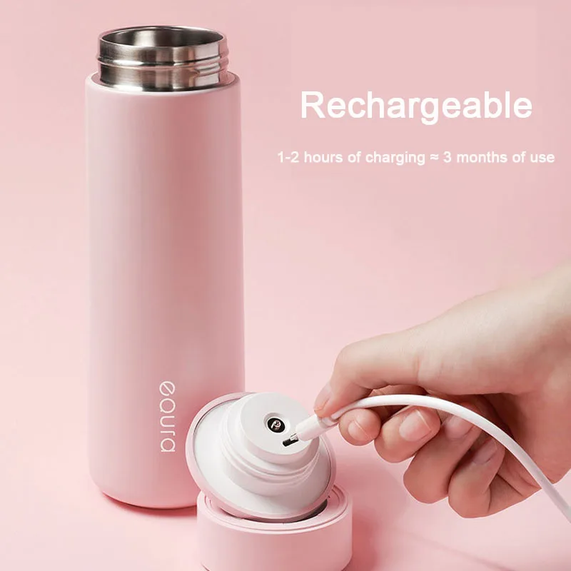 400 мл умный сенсорный термос чашка с USB-зарядкой цифровой дисплей Изолированные