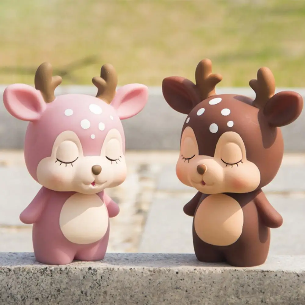 

50% Hot Sales!!! Cartoon Cute Deer Shape Piggy Bank Money Box Coin Storage Container Kids Gift