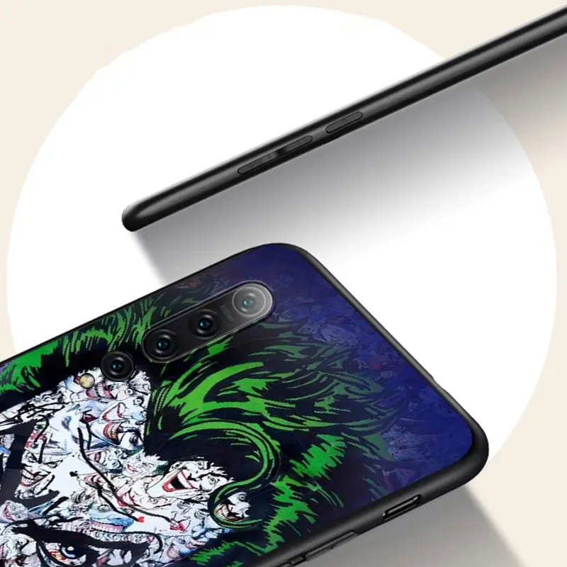 

Black Silicone Cover Joker Joaquin For Xiaomi Mi 11 10I 10T 10 9T 9SE 9 8 Note 10 Lite Pro 5G Ultra Phone Case
