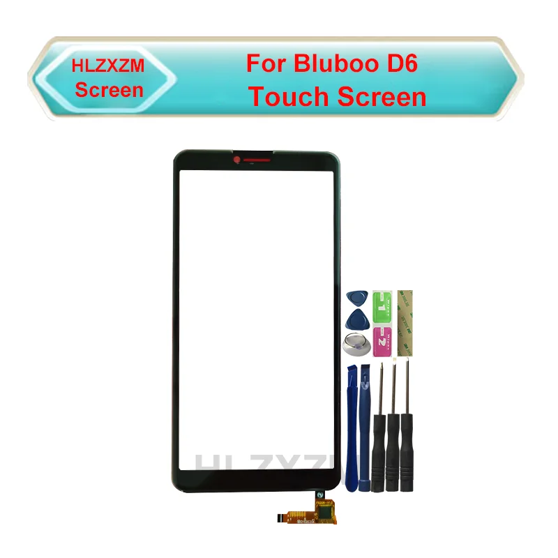 Для Bluboo D6 сенсорный экран без ЖК дисплея дигитайзер сенсор Замена с
