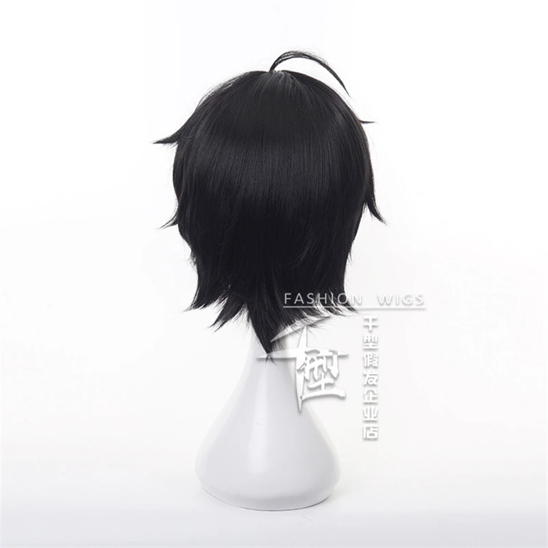 

Miyamura Izumi Cosplay Wig Anime Hori-san to Miyamura-kun Horimiya Short Black Heat Resistant Synthetic Hair
