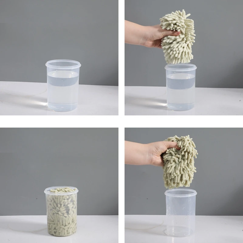 2 шт. Кухня подвесных полотенец набор синель рук лица протрите полотенца Ванная