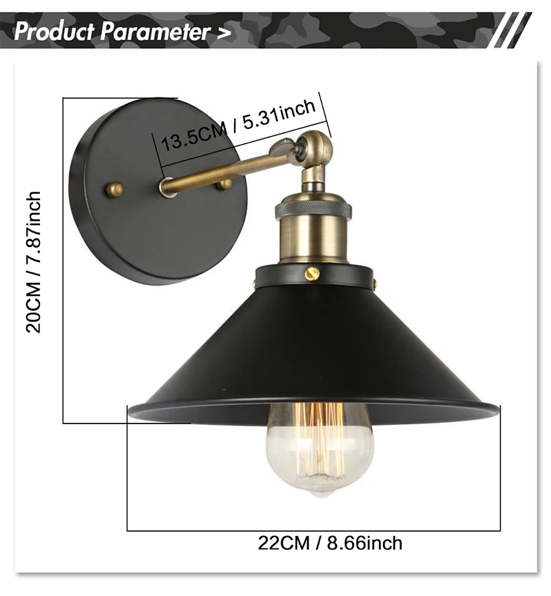 Ретро светодиодный настенный светильник, промышленный декор, лофт, бар, Wandlamp, светильник для ванной комнаты, винтажный настенный светильник, паровой панк, Lampara Pared, потолочный светильник