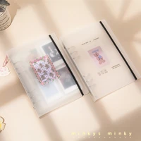 minkys new arrival a5 binder photocards collect book postcard holder 10pcs sleeves journal agenda planner school stationery