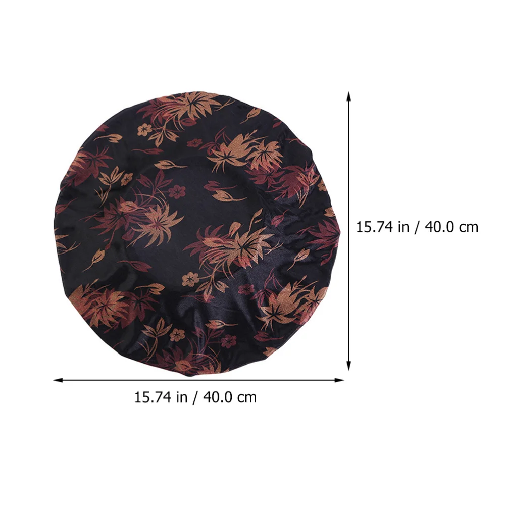 

1Pc Female Sleeping Hat Elastic Round Hat Hair Protection Cap for Home Bedroom