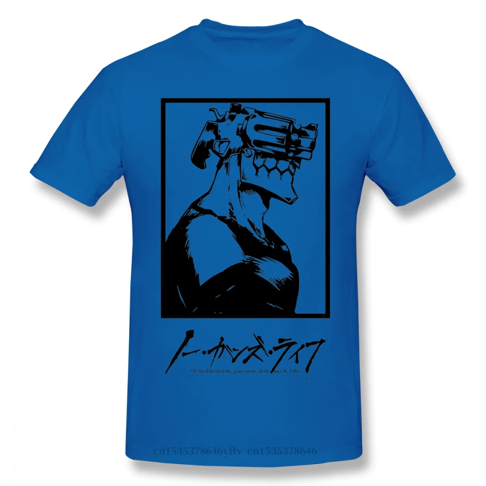 

2021 Leisure Fashion cotton T-shirt The Resolver Print Funny No Guns Life Extended Juzo Inui Tetsuro Arahabaki Anime Streetwear