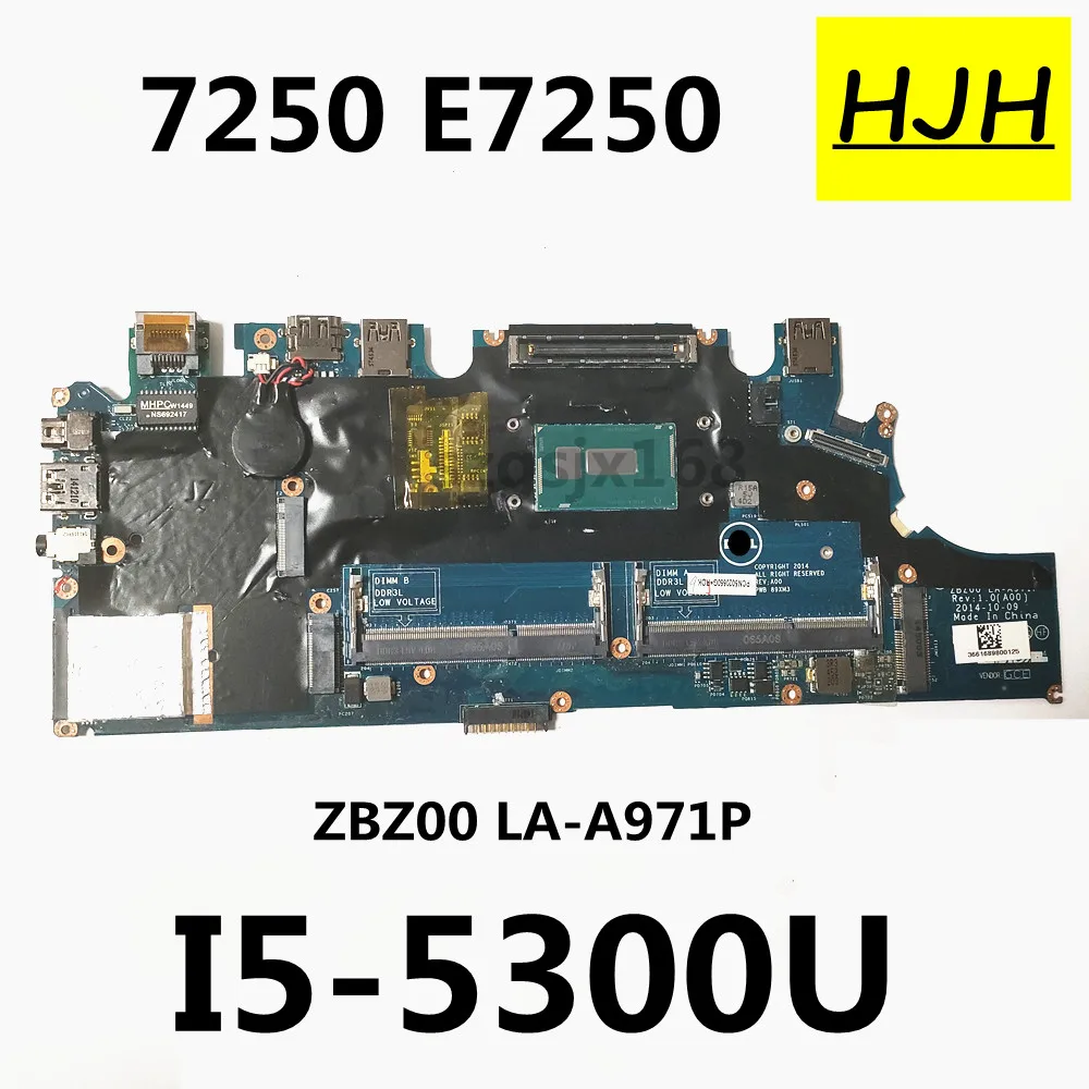 Новая деталь для ноутбука DELL Latitude E7250 материнская плата ZBZ00 I5-5300U G9CNK 100% Getestet |