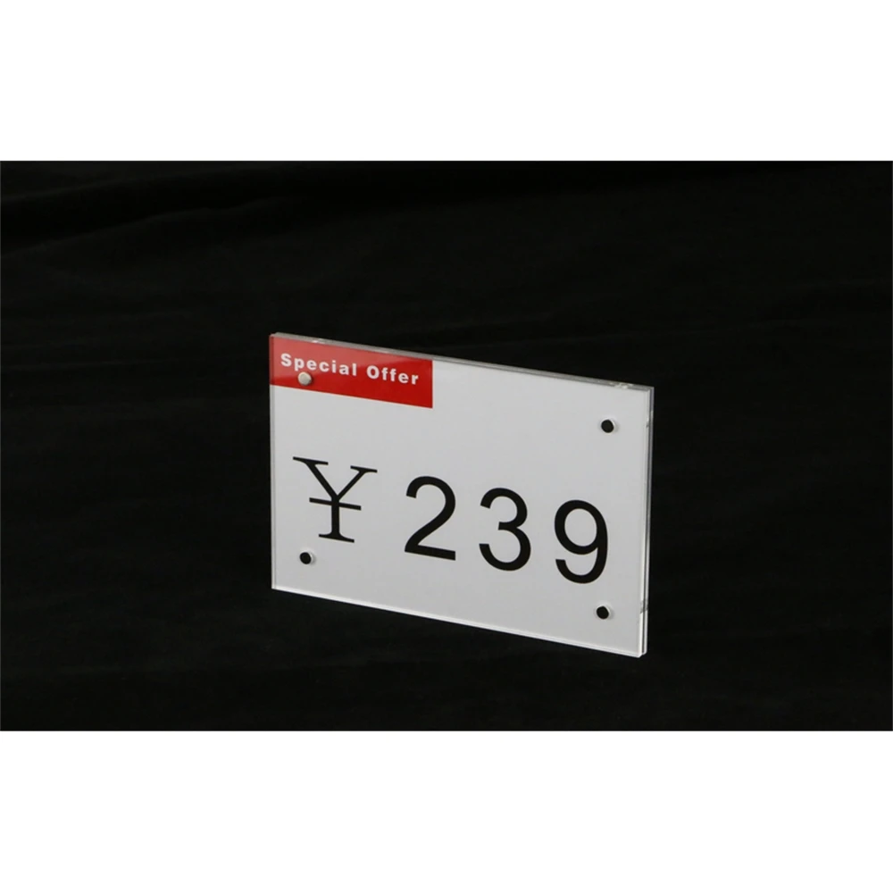 10 шт. ярлык для сотового телефона прозрачная акриловая Фотокарта Магнитная рамка