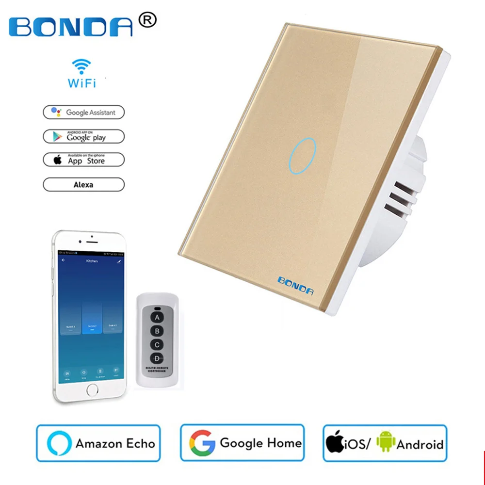 BONDA ЕС Стандартный граффити интеллектуальная беспроводная (Wi Fi) + RF сенсорный